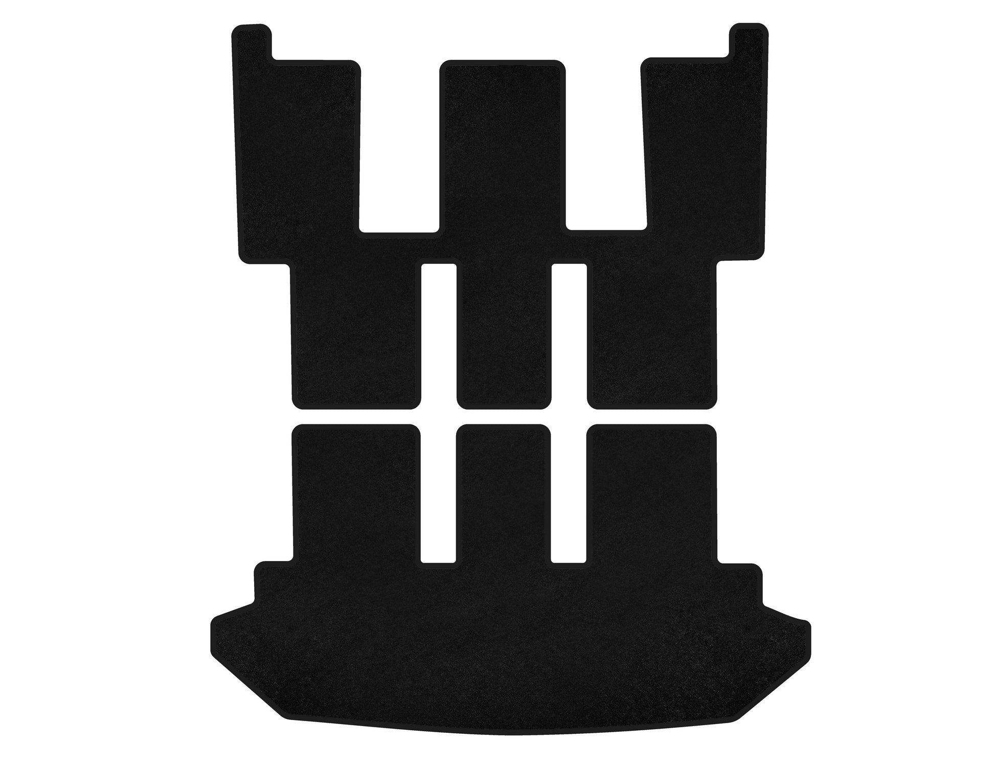 Trunk Mat Textile Premium v2 (Black) for Citroen C-8 2002-2014 - image 1