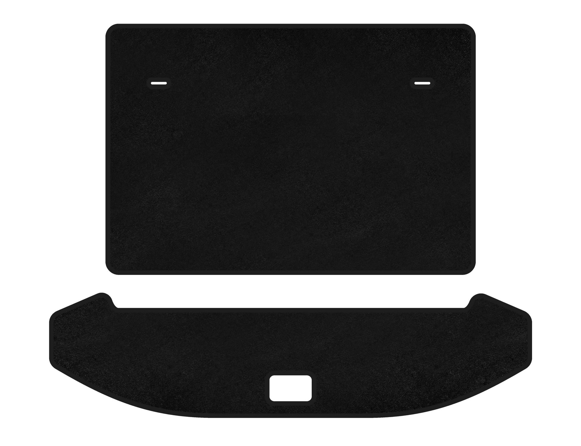 Trunk mat textile Classic (3 rows, Black) for Jetour X70 - image 1