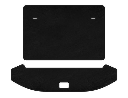 Trunk mat textile Classic (3 rows, Black) for Jetour X70 - image 1