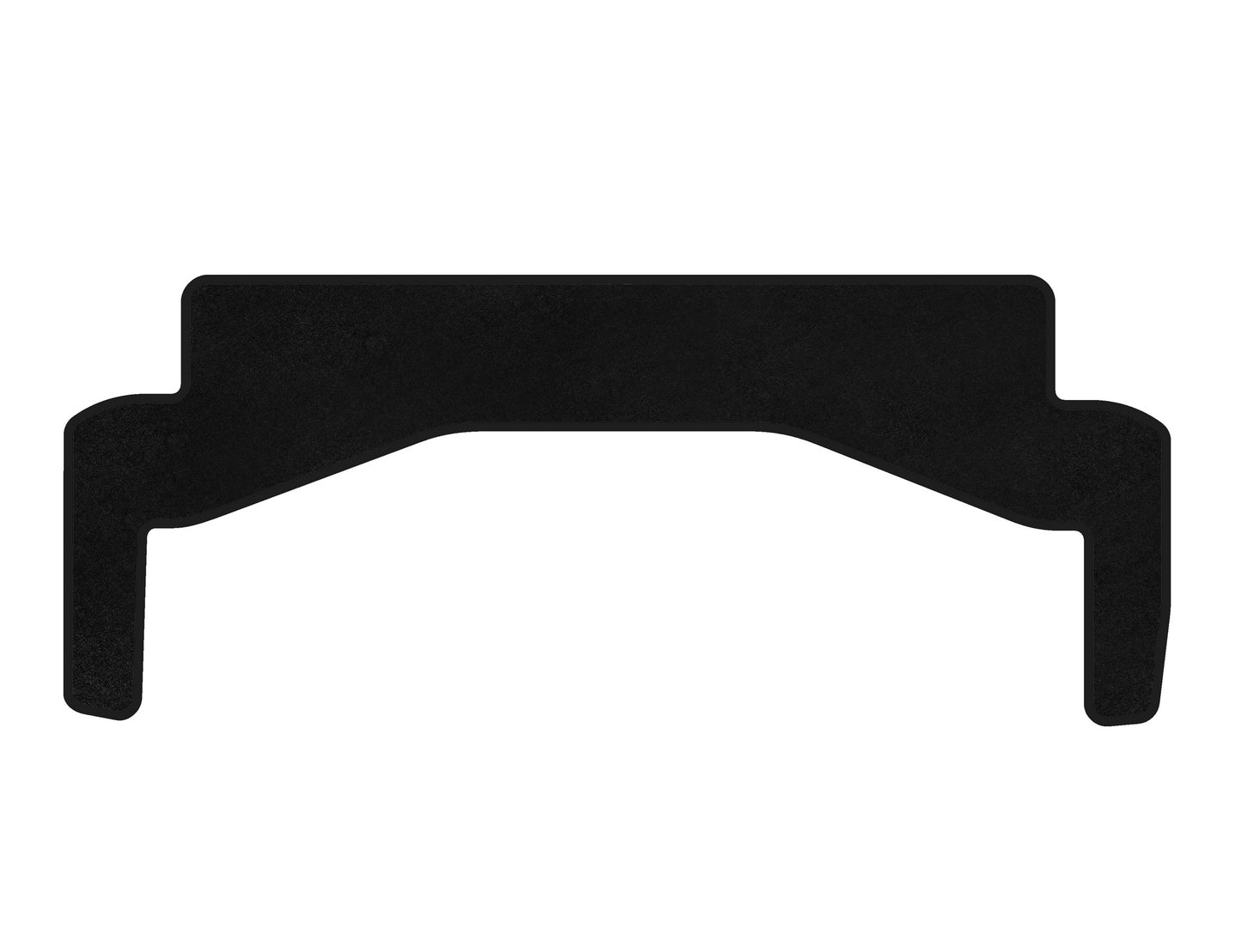 Premium Textile Trunk Mat (upper, Roadster, Black) for Mercedes SLK R172 2011-2016 - image 1