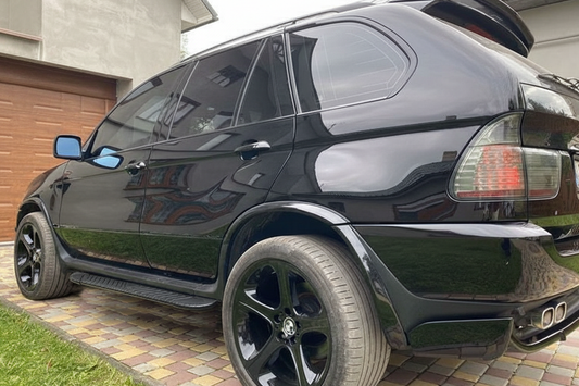 Side Steps Bosphorus Black (2 pcs, Aluminum) for BMW X5 E-53 1999-2006 - image 1