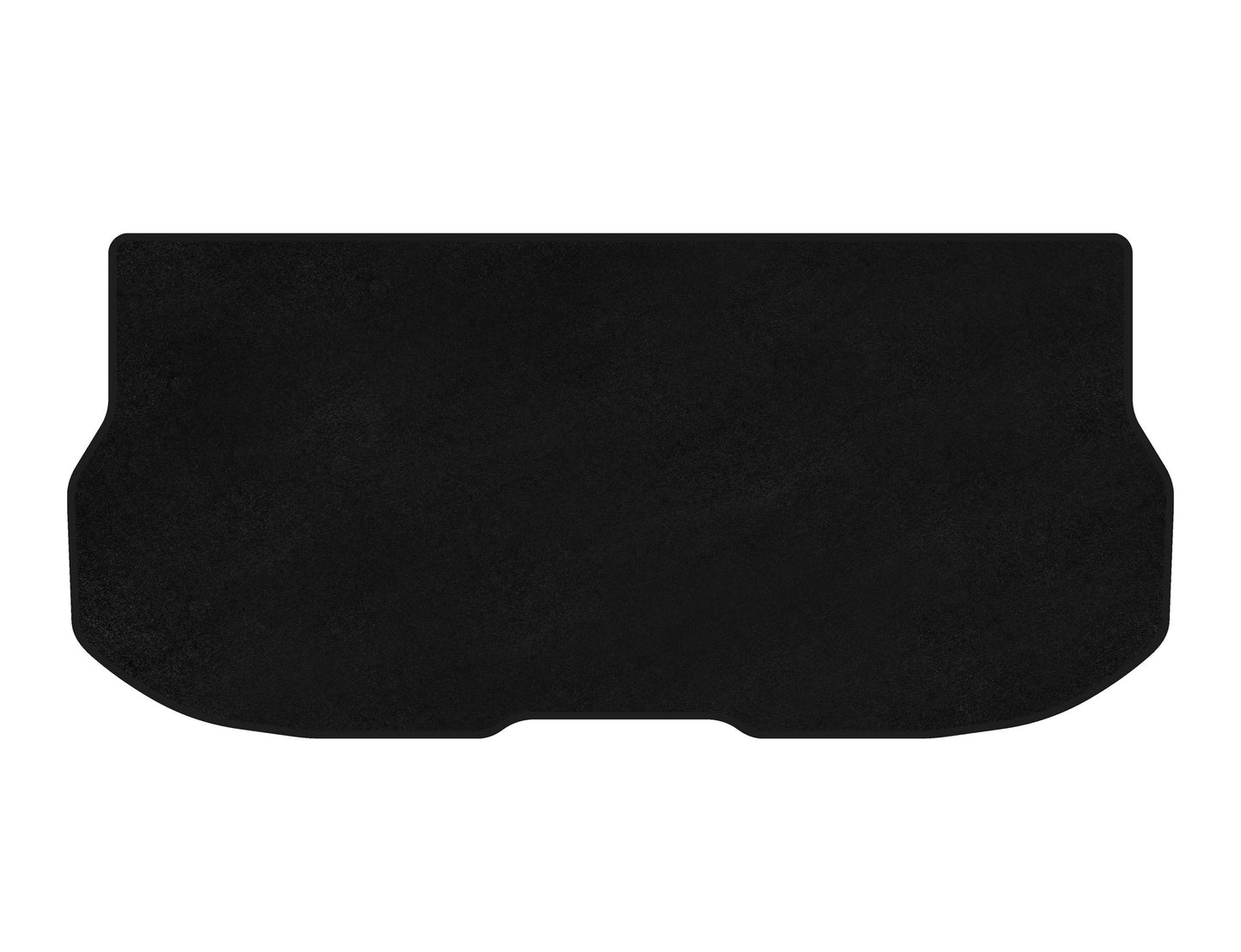 Premium Textile Trunk Mat (with 3rd row, 7-seater, Black) for Nissan Quest 2011-2017 - image 1