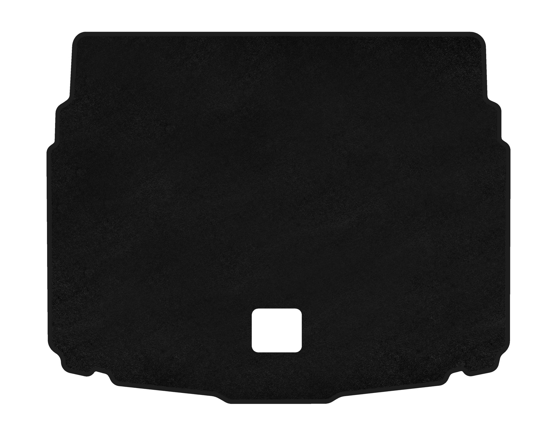 Trunk Mat Textile Classic V1 (5-Door, Black) for Volkswagen T-Roc 2017-2025 - image 1