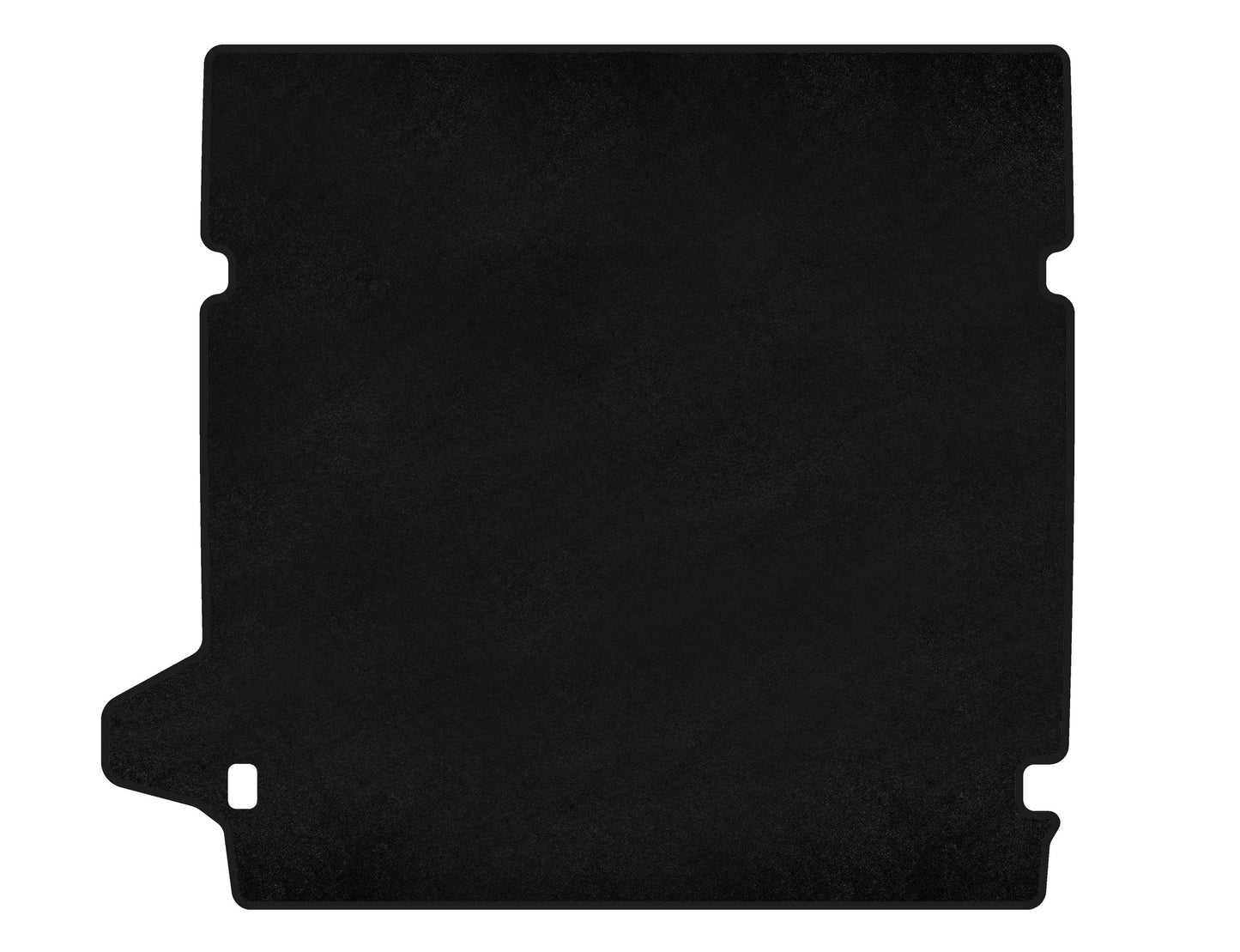 Premium Textile Trunk Mat (up to 2nd row, Black) for Nissan Pathfinder R51 2005-2014 - image 1