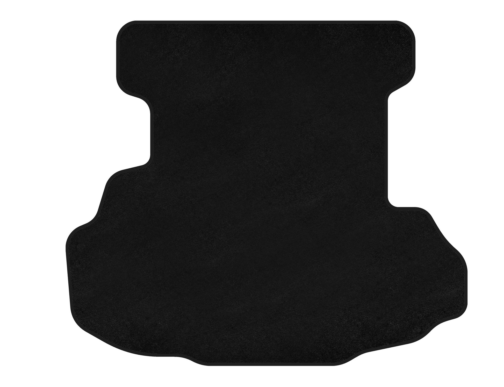 Premium textile trunk mat (2011-2016, SD, Black) for Jaguar XF 2009-2016 - image 1