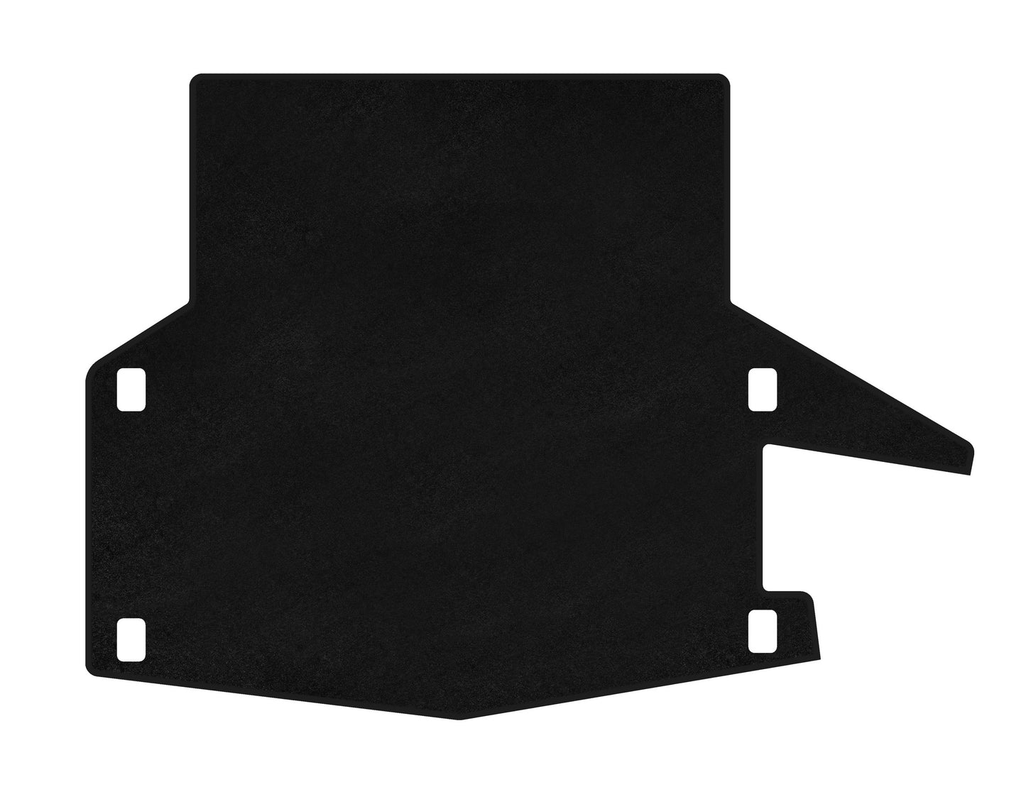 Trunk mat textile Premium (SD, Not all-wheel drive, Black) for Lexus IS 2005-2013 - image 1