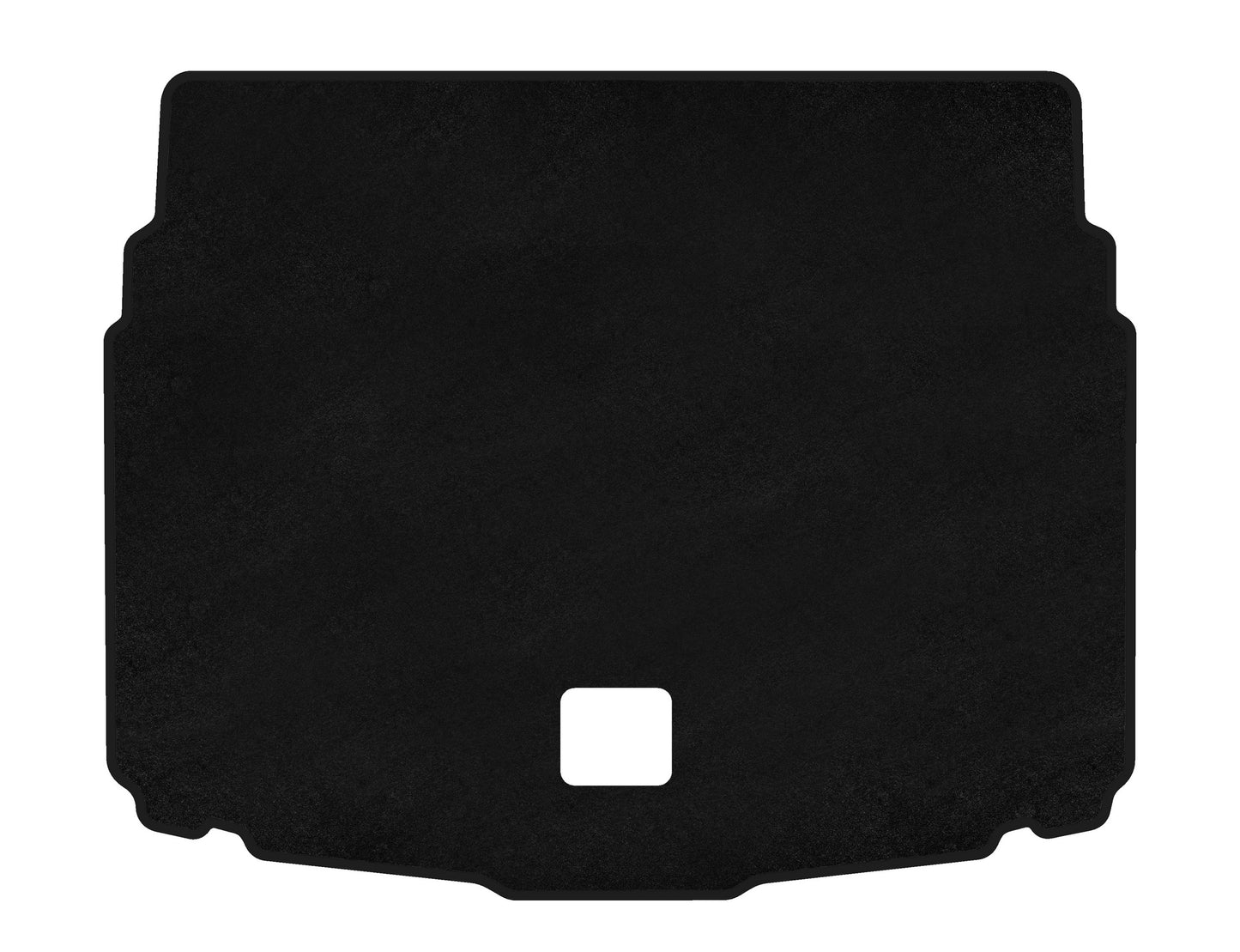 Premium V1 Textile Trunk Mat (5-Door, Black) for Volkswagen T-Roc 2017-2025 - image 1