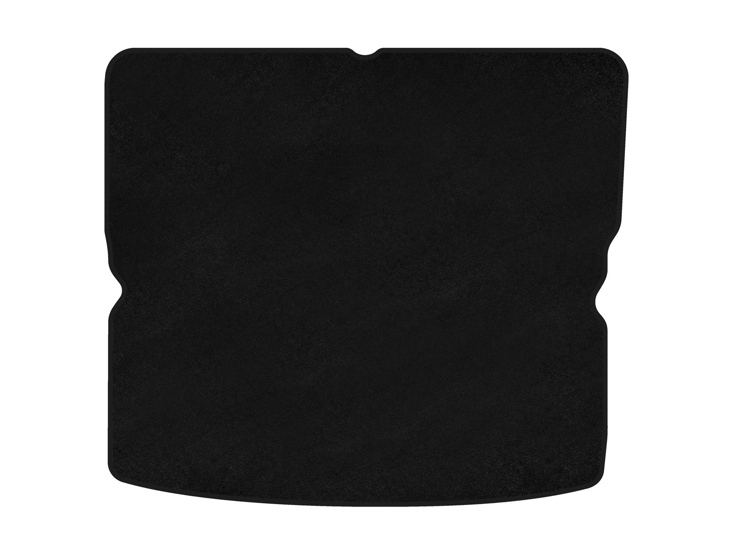 Classic textile trunk mat (with access to the 3rd row, Black) for Opel Zafira B 2005-2011 - image 1