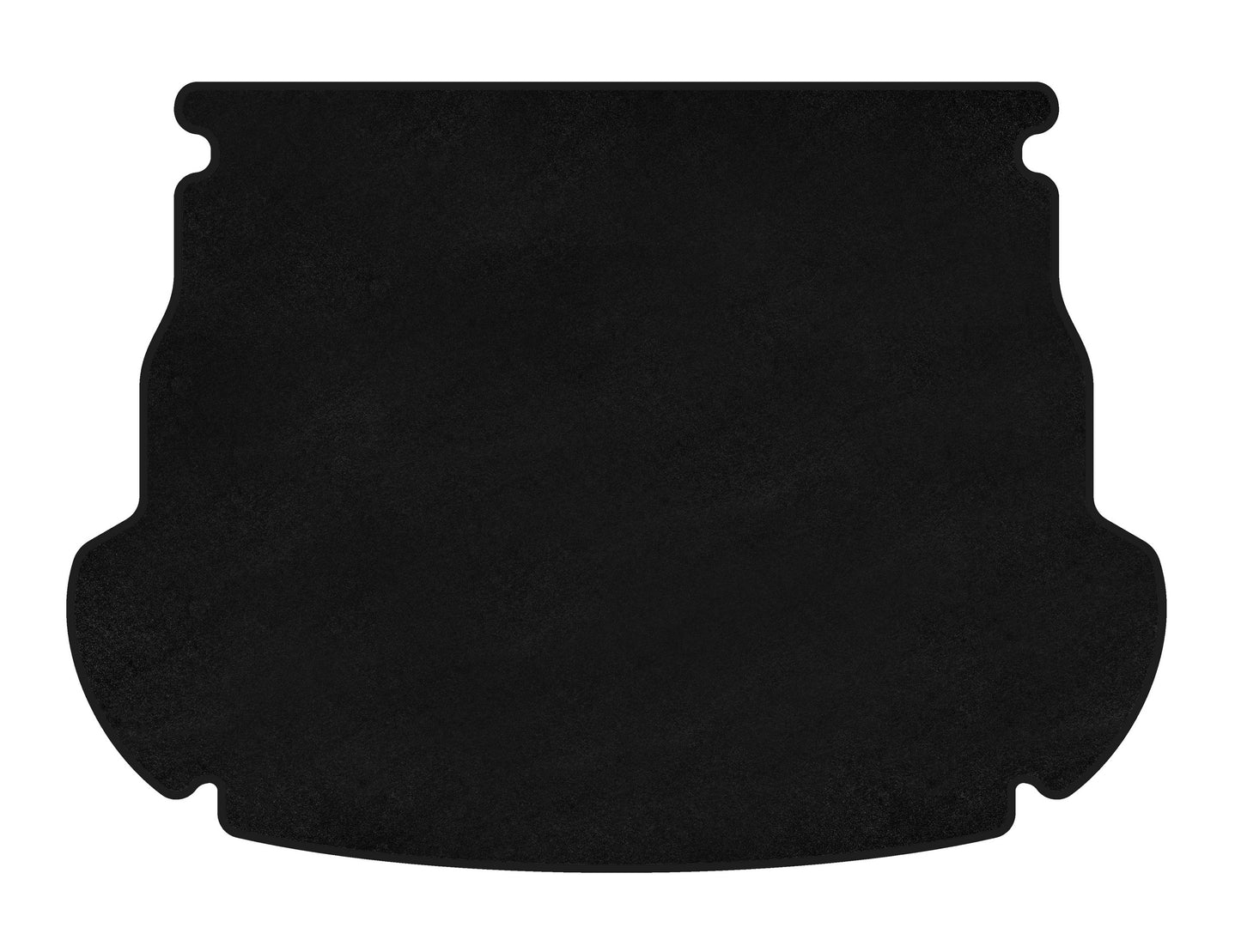 Trunk Mat Textile Premium v2 (Black) for FAW Besturn X80 2013-2020 - image 1