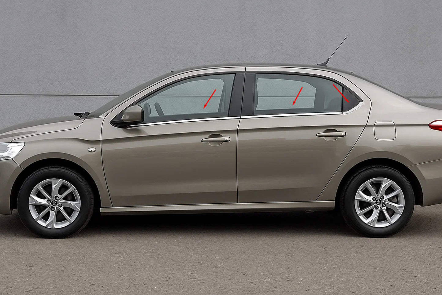 Stainless Steel Window Trim for Peugeot 301 2012- - image 9