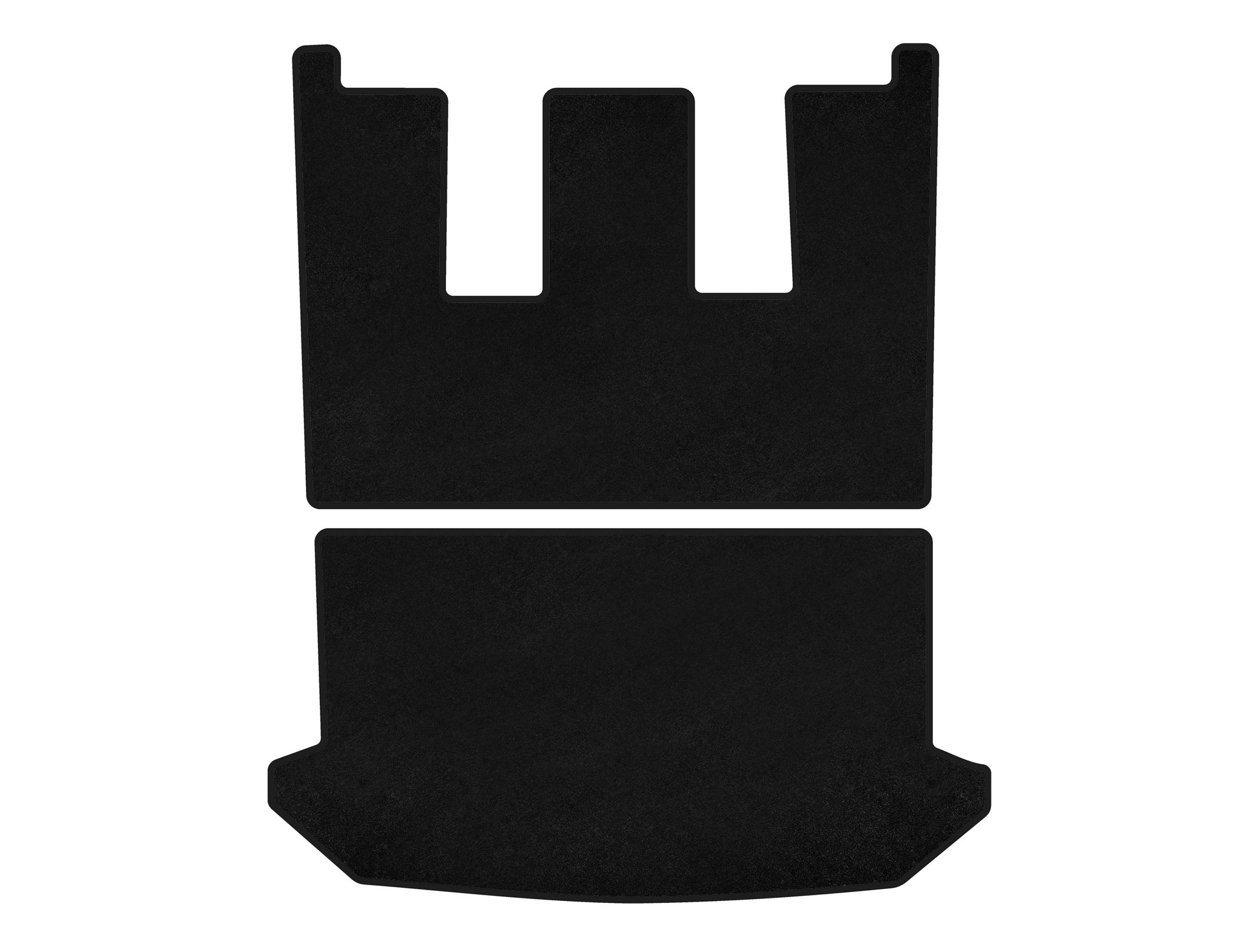 Trunk Mat Textile Classic v1 (Black) for Citroen C-8 2002-2014 - image 1