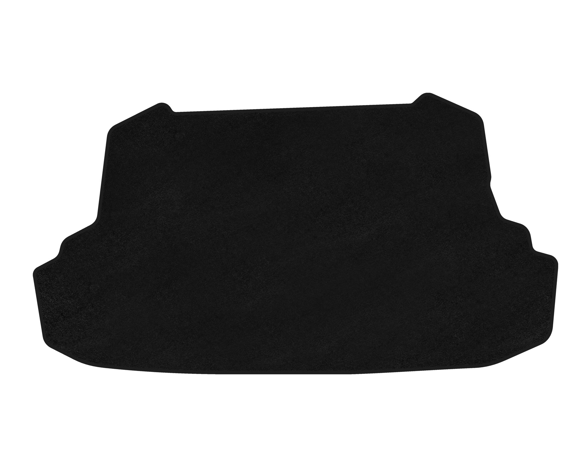 Premium Textile Trunk Mat (with cutout for gas cylinder, 2013+, SD, Black) for BYD F3 2013-2015 - image 1