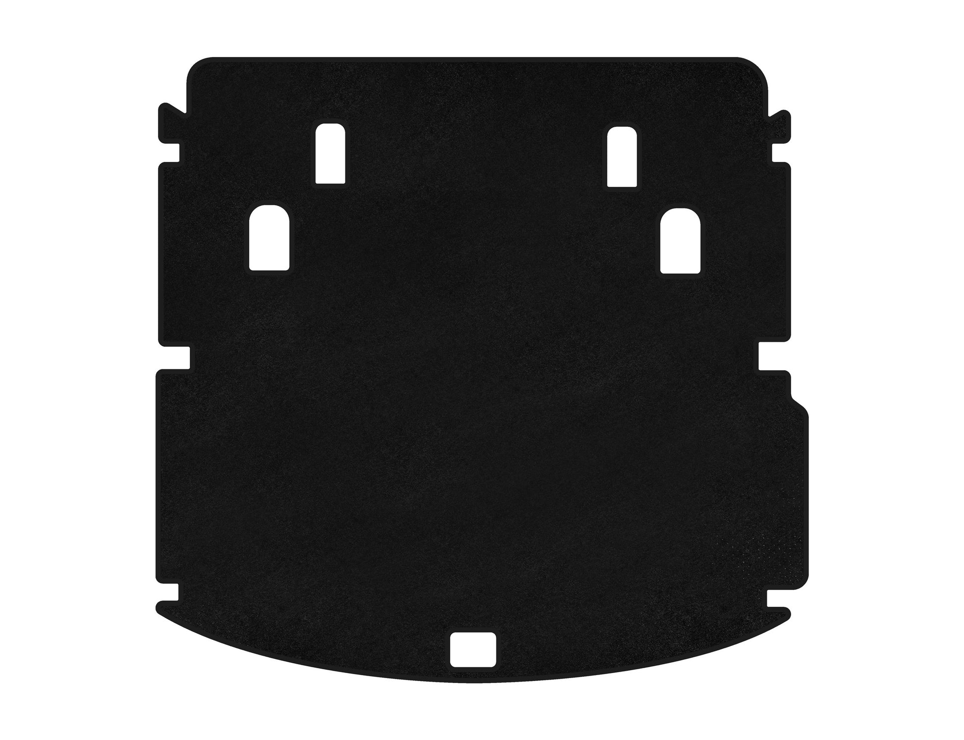 Trunk mat textile Premium V-1 (Black) for Acura MDX 2013-2020 - image 1