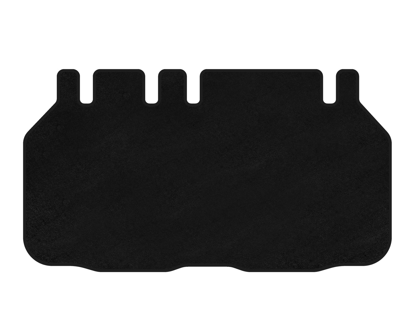 Premium Textile Trunk Mat (6-Seater, Black) for Toyota Previa 2006-2019 - image 1