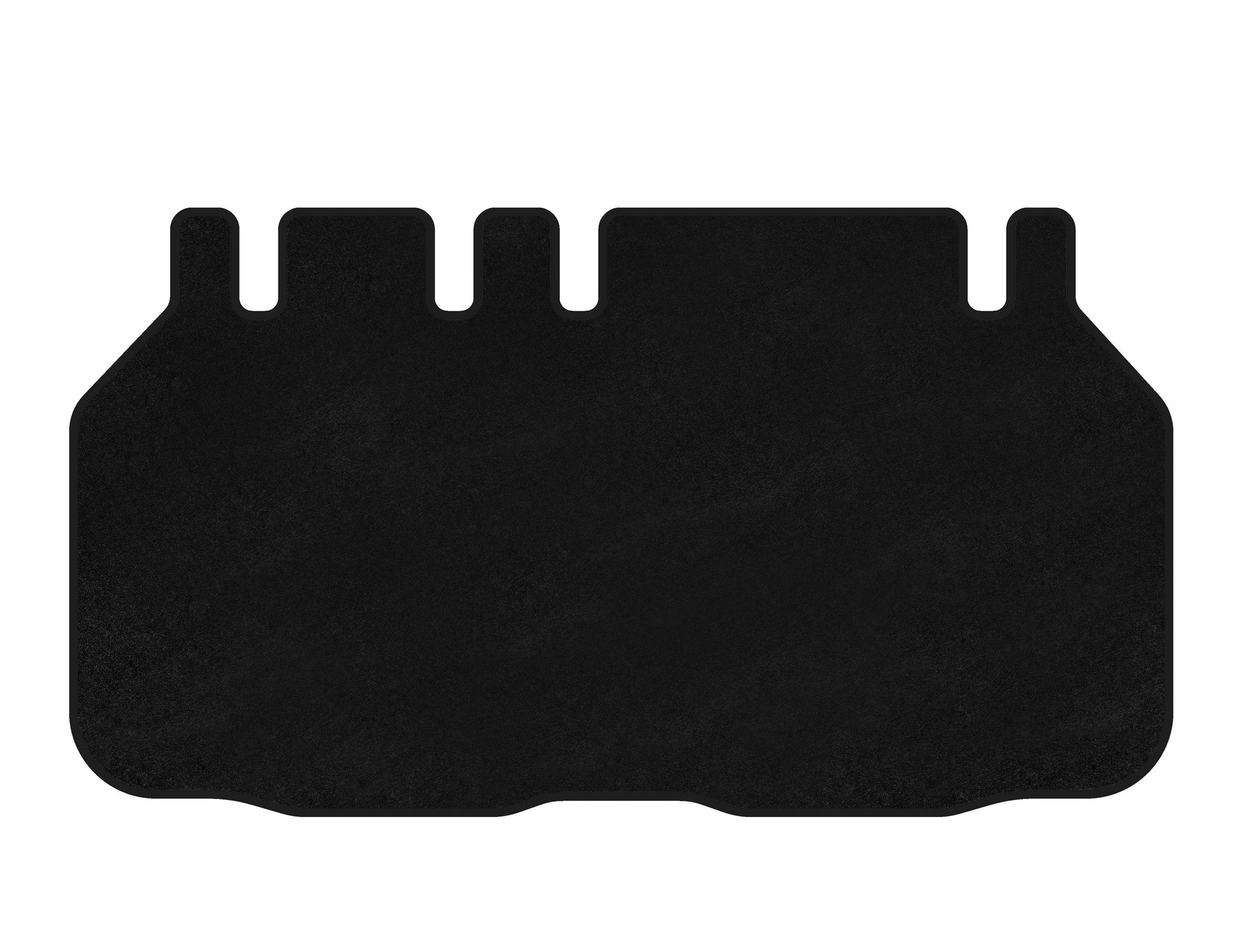 Premium Textile Trunk Mat (6-Seater, Black) for Toyota Previa 2006-2019 - image 1