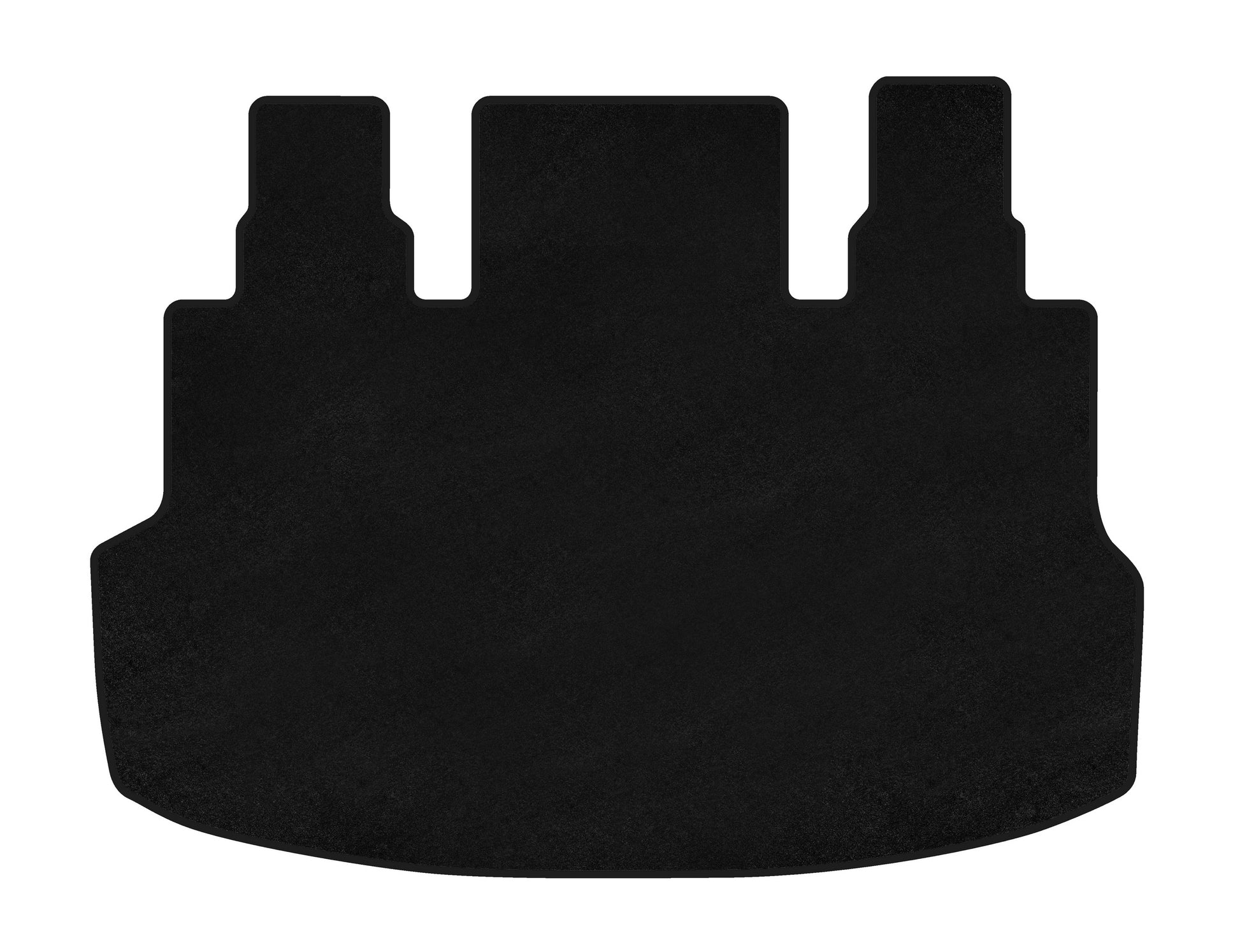 Premium Textile Trunk Mat (1+1.5/9-seater, Black) for Hyundai Staria 2021- - image 1