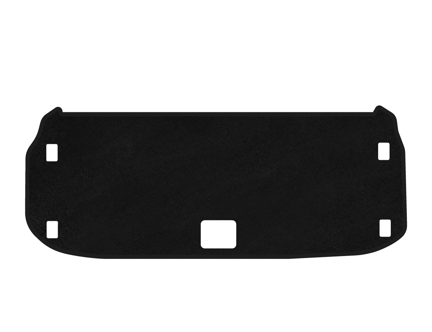 Premium Textile Trunk Mat (up to 3rd Row, Black) for Infiniti QX60 2016-2021 - image 1