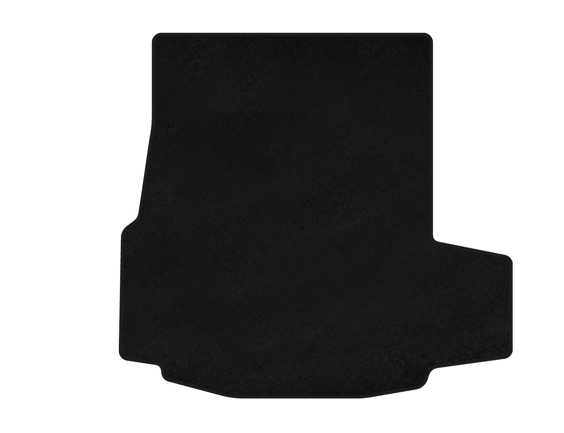 Premium V-2 Textile Trunk Mat (For G30, Black) for BMW 5 Series G30/G31 2017-2023 - image 1