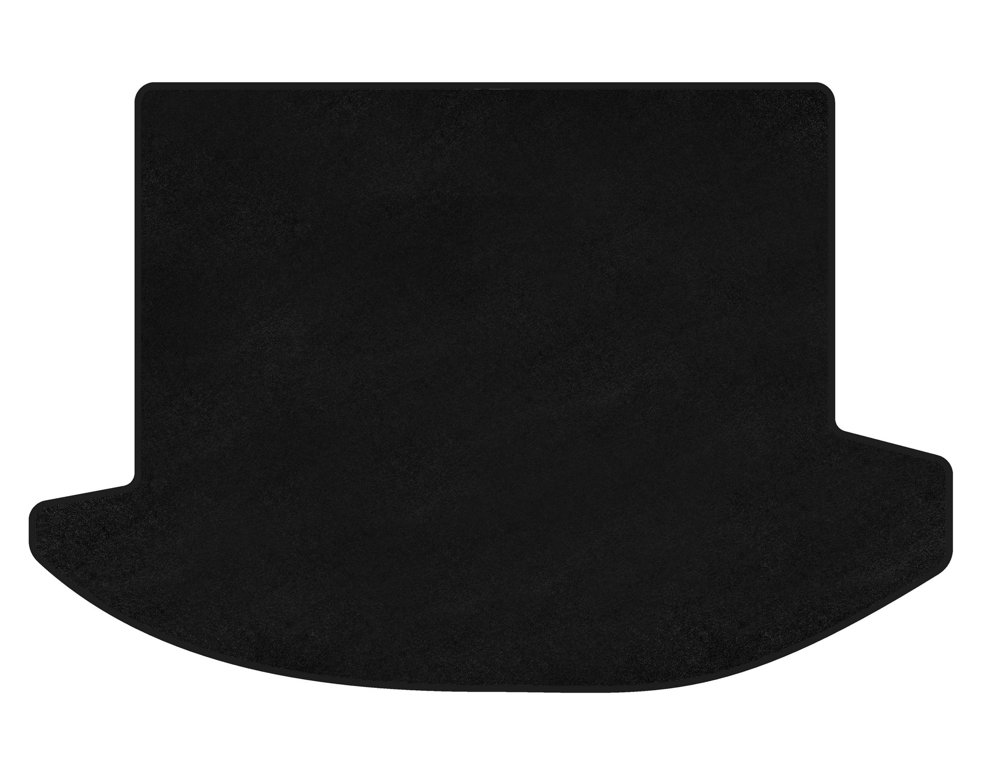 Premium Textile Trunk Mat (2006-2012, 2 Rows, 7-Seater, Black) for Kia Carens 1999-2012 - image 1