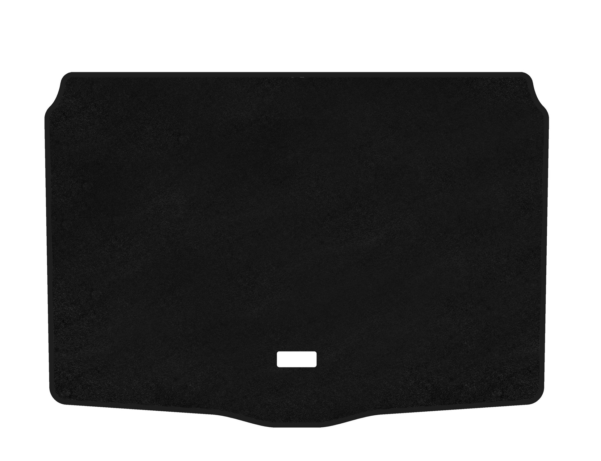 Premium Textile Trunk Mat (2018+, lower, Black) for Jeep Cherokee KL 2013- - image 1