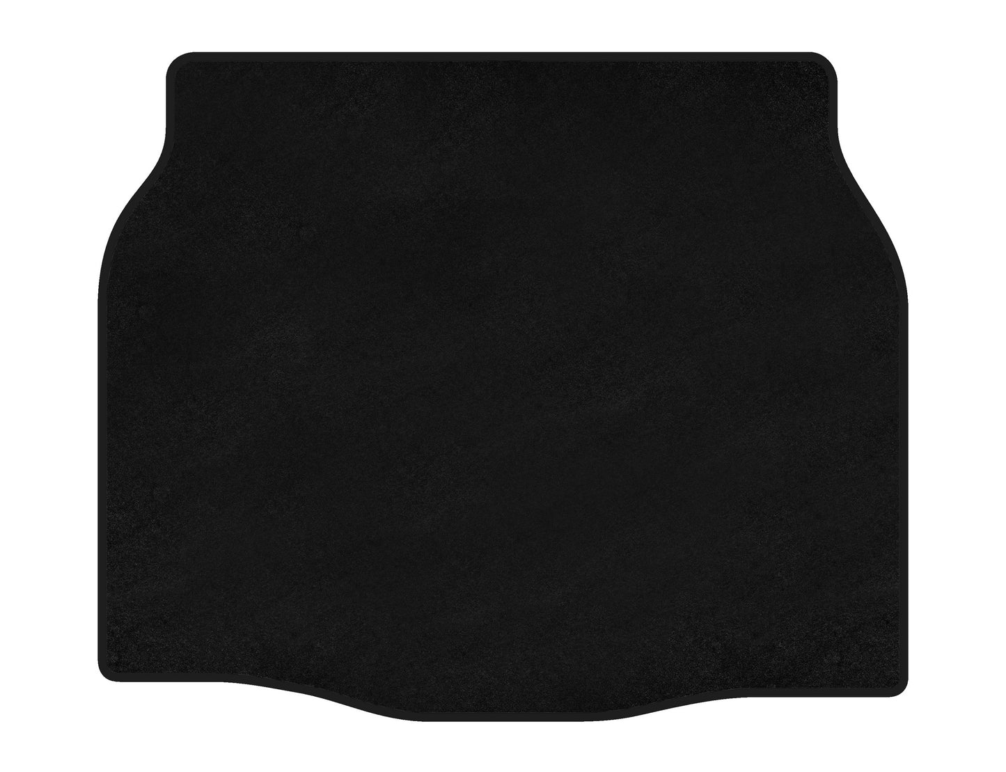 Trunk mat textile Premium (HB, Black) for Nissan Tiida 2011-2014 - image 1