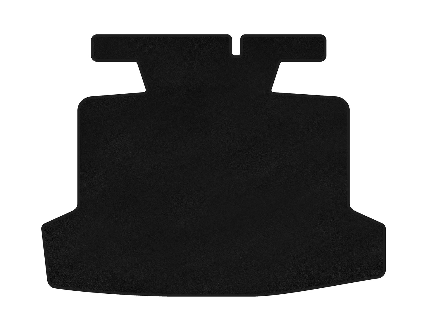Trunk mat textile Premium (SD, Black) for Dodge Dart 2012-2017 - image 1