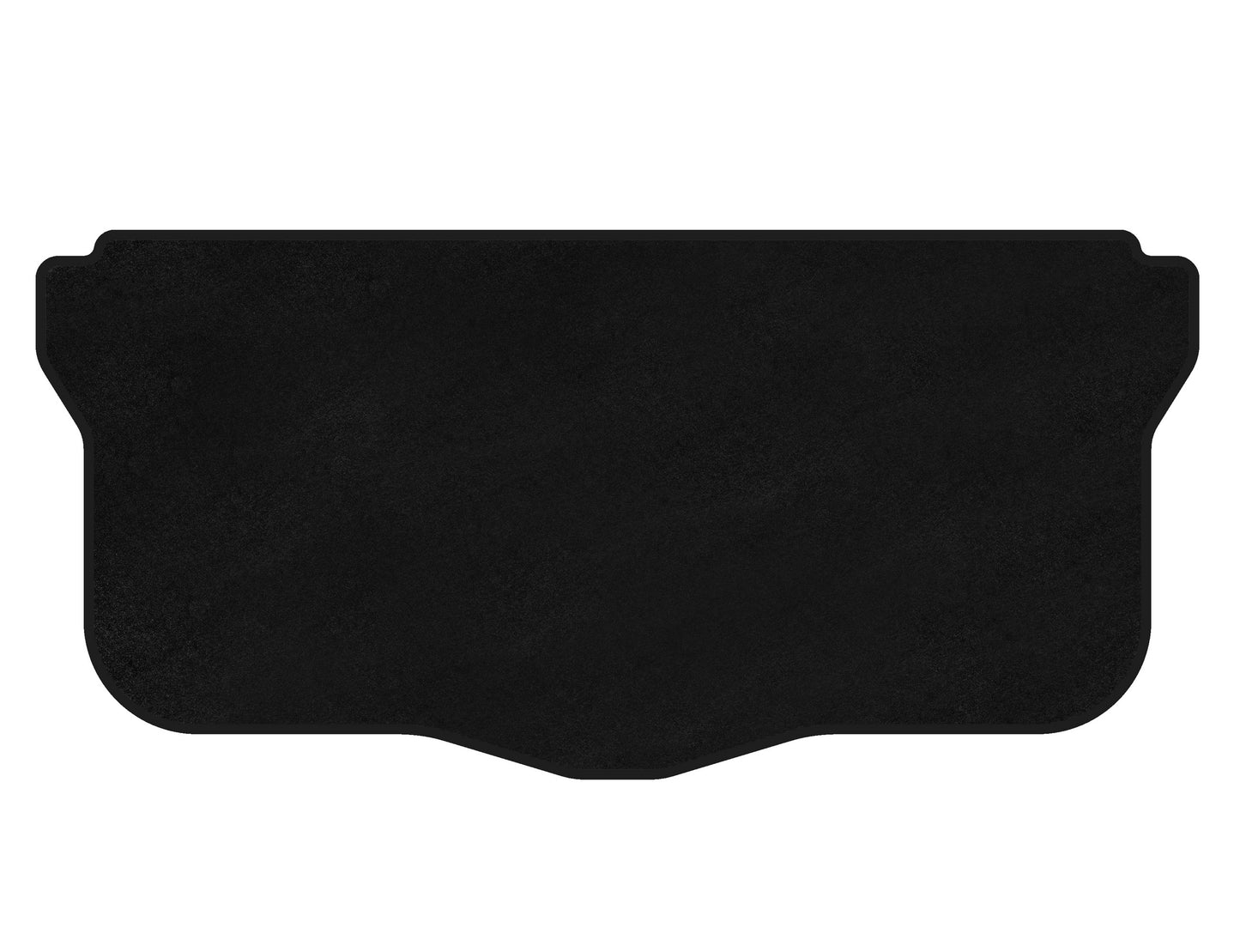 Premium Textile Trunk Mat (HB, Black) for Citroen C-1 2005-2014 - image 1
