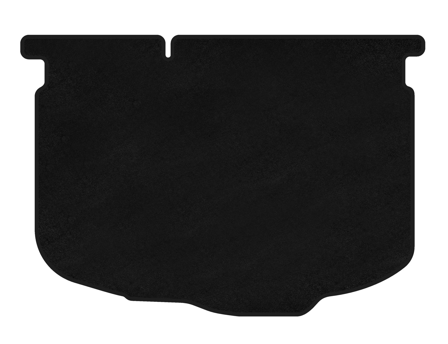 Premium Textile Trunk Mat (HB, Black) for Chevrolet Sonic 2011-2022 - image 1