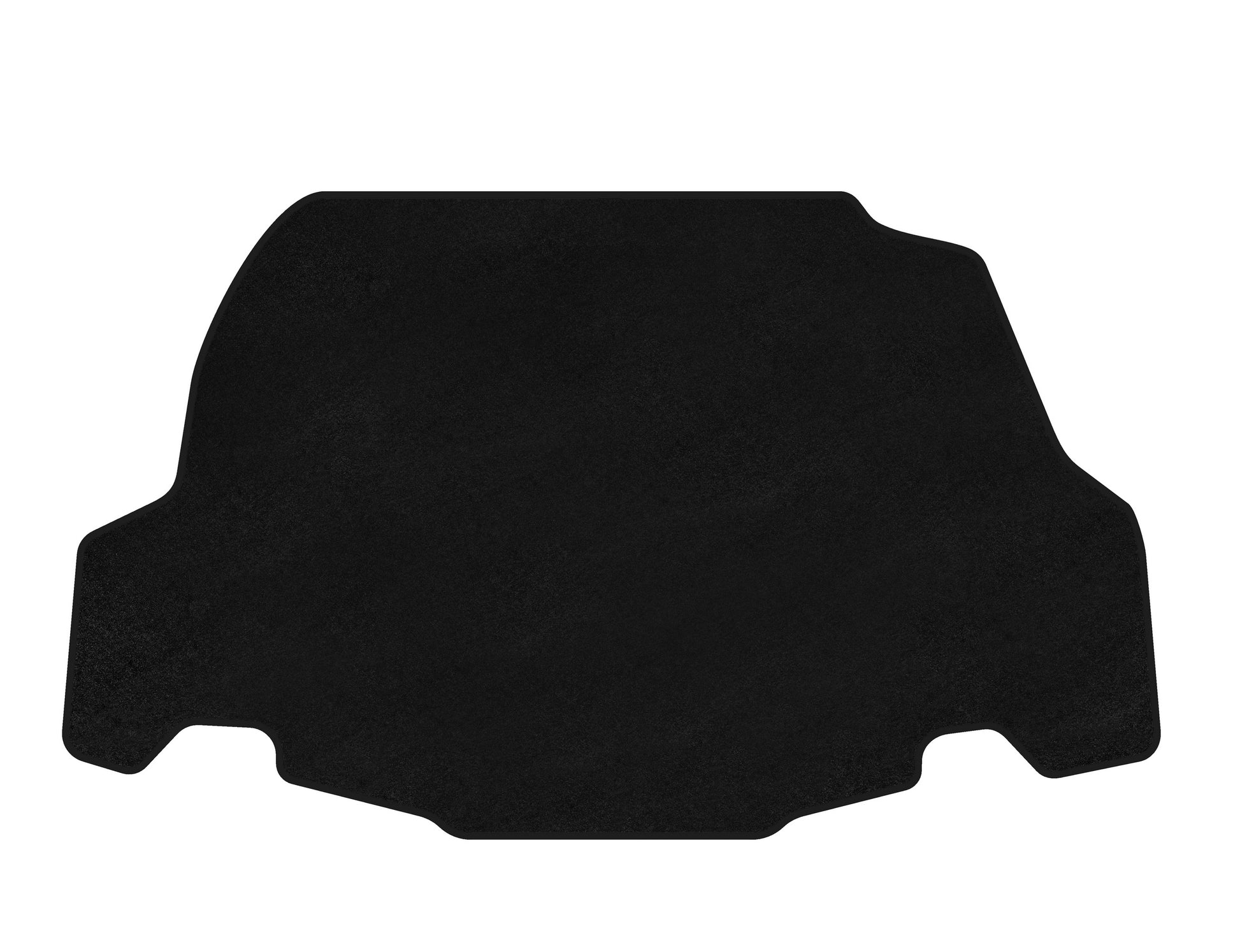 Premium Textile Trunk Mat (2009-2014, GT, Convertible, Black) for Ford Mustang 2005-2014 - image 1