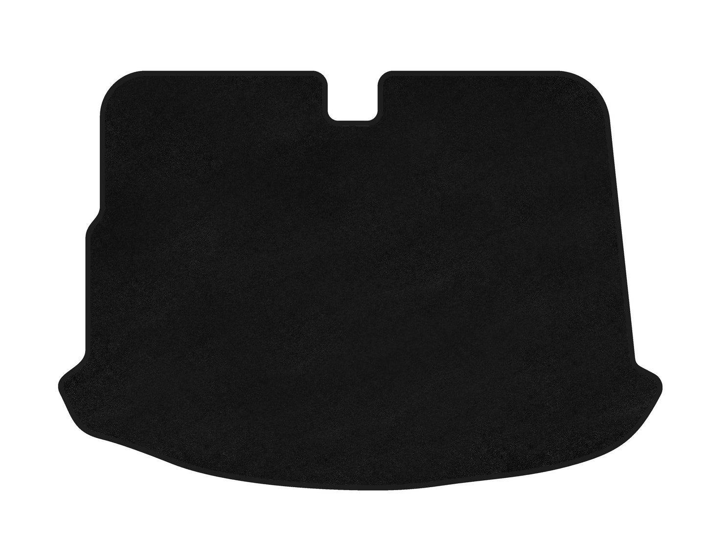 Trunk Mat Textile Classic (HB, 3-Door, Black) for Volkswagen Scirocco 2008-2017 - image 1