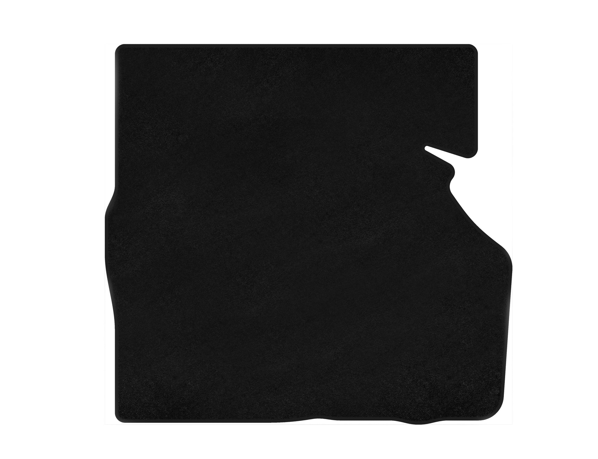 Premium textile trunk mat (1982-1991, Avant, Black) for Audi 100 C3 1988-1991 - image 1