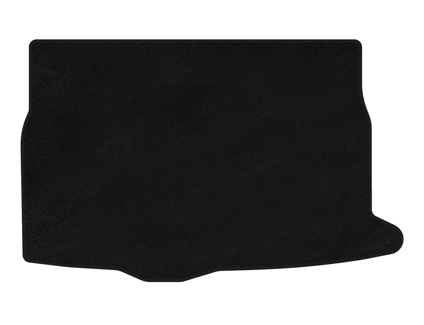 Classic textile trunk mat (Black) for Hyundai Veloster 2011-2017 - image 1
