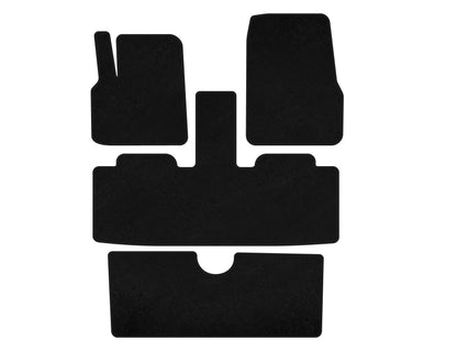 Textile Floor Mats Premium (3 Rows, 7-Seater, Black) for Renault Espace 2002-2014 - image 1