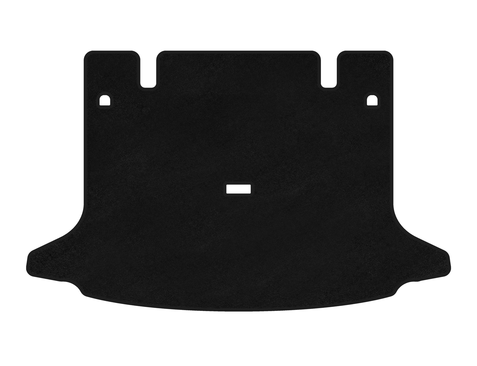 Premium textile trunk mat (SW, 7-seater, Black) for Dacia Logan I 2005-2008 - image 1