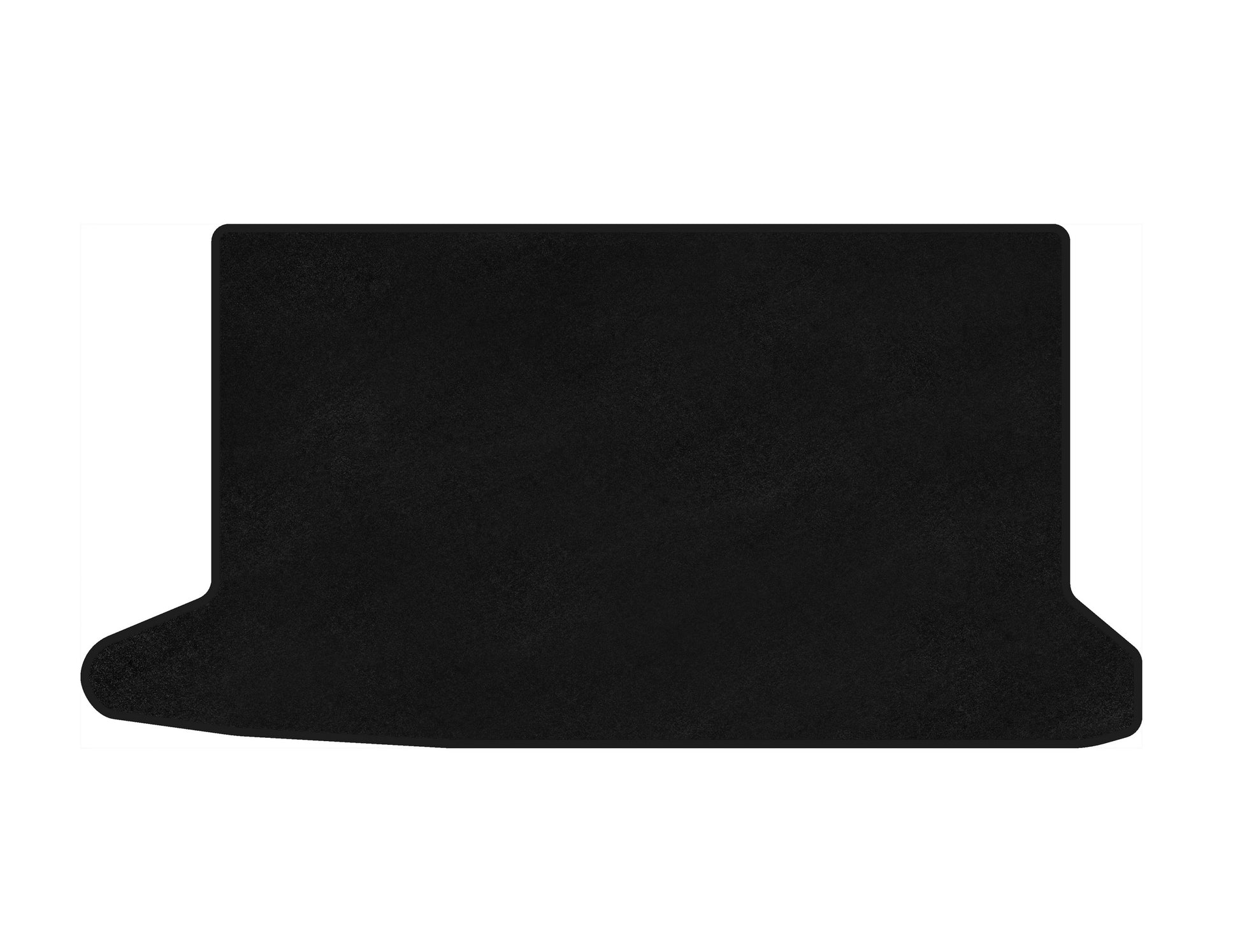 Trunk Mat Textile Classic V-1 (HB, Black) for Audi A2 1999-2005 - image 1