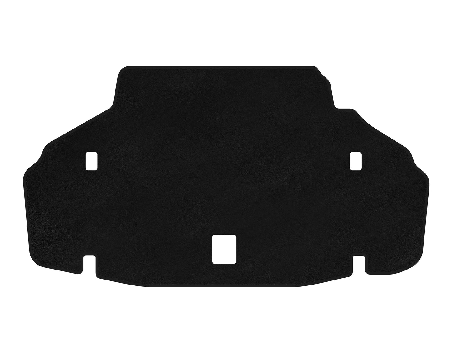 Textile Trunk Mat Classic (2007-2010, SD, Long Wheelbase, Black) for Lexus LS 2007-2017 - image 1