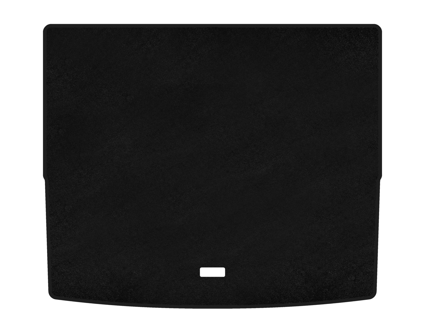 Premium Textile Trunk Mat (2018+, upper, Black) for Jeep Cherokee KL 2013- - image 1