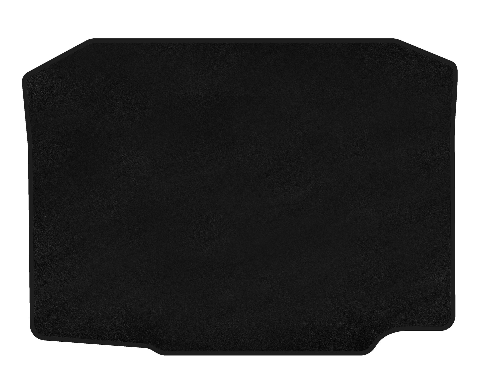 Trunk Mat Textile Classic (2010-2012, HB, 5-Door, Black) for Seat Ibiza 2010-2017 - image 1