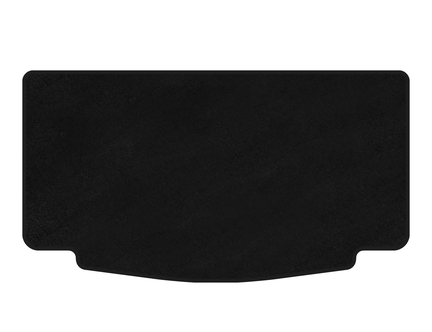 Trunk mat textile Classic (HB, Black) for Hyundai I-10 2014-2017 - image 1