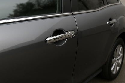 Chrome Door Handle Covers V2 (4 pcs, Stainless Steel) for Mazda CX-7 2006-2012 - image 1
