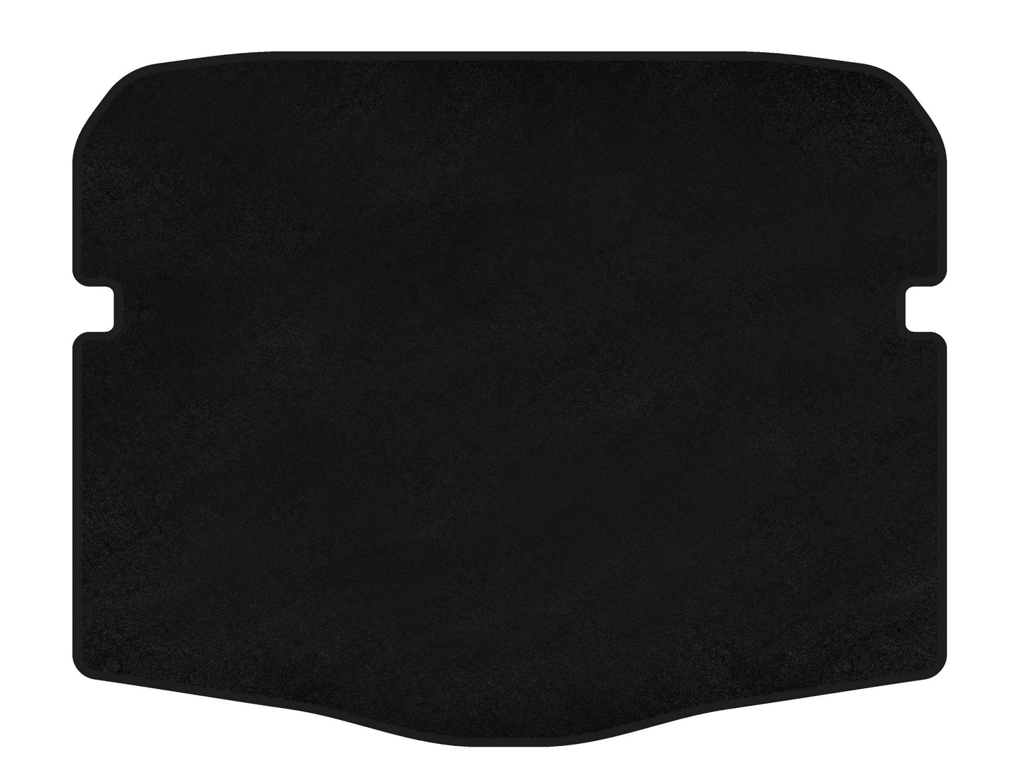 Trunk Mat Textile Classic (Cabriolet, Black) for Volvo C70 2006-2010 - image 1