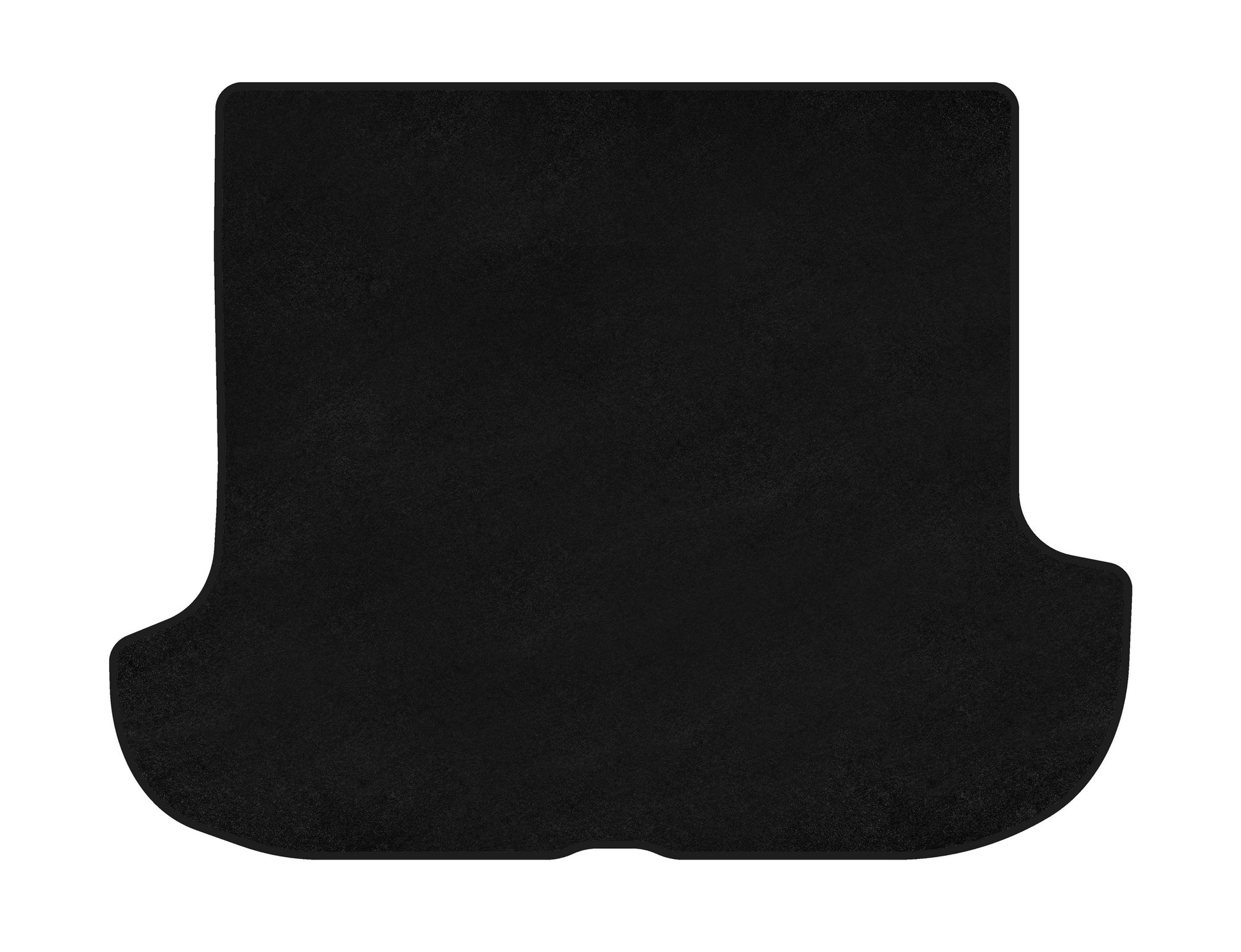 Premium Textile Trunk Mat (Black) for Hyundai Terracan 2001-2007 - image 1