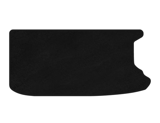 Trunk mat textile Premium (HB, Electro, Black) for Fiat 500/500L - image 1