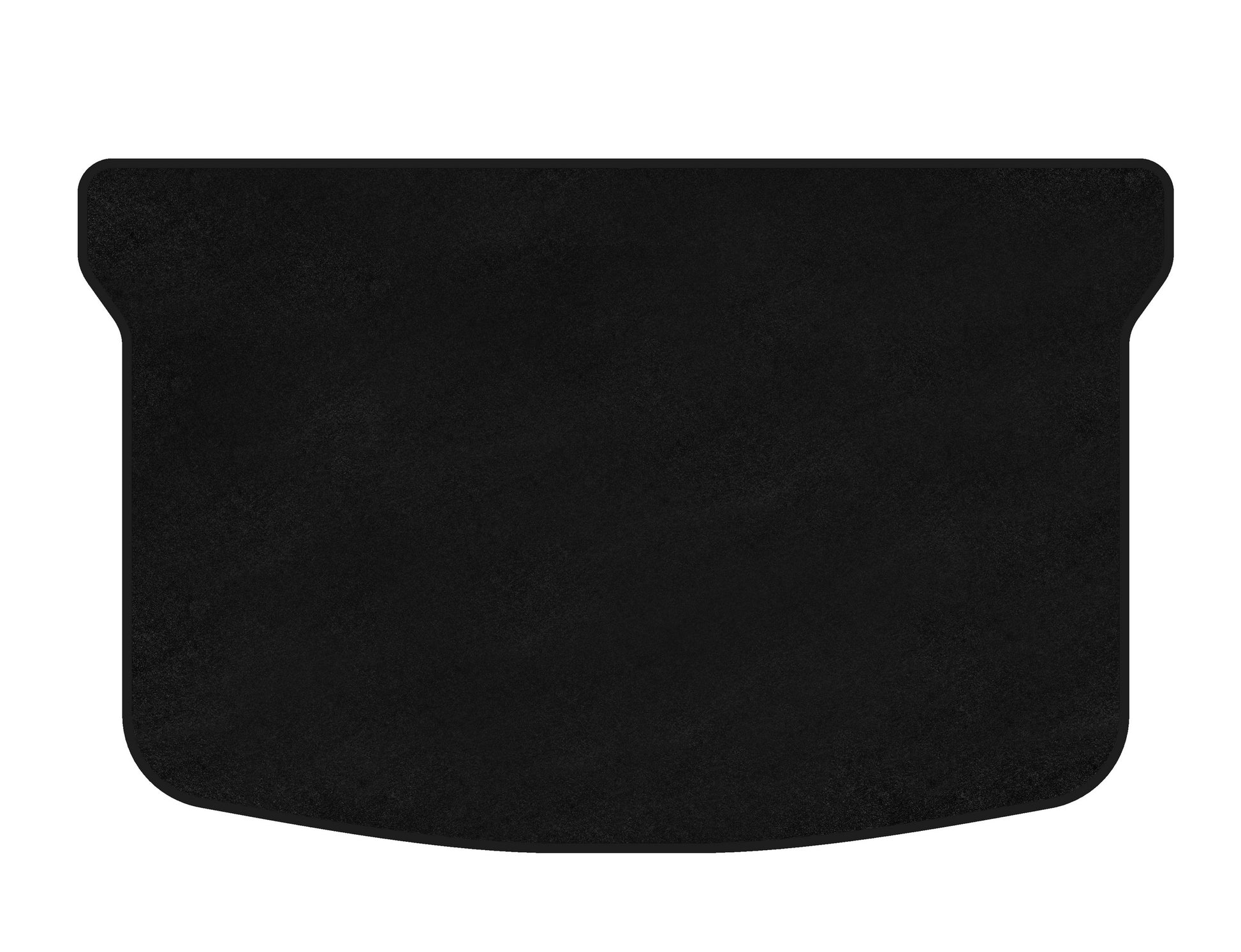 Trunk mat textile Premium (HB, Black) for Geely GC-5 - image 1