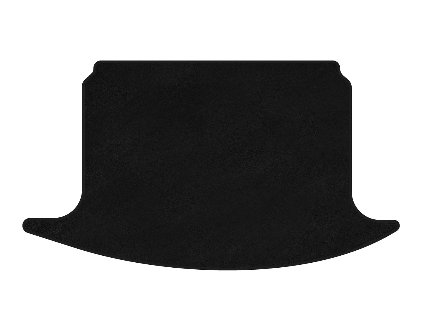 Trunk Mat Textile Classic (2001-2005, HB, 5-Door, Black) for Peugeot 307 2001-2008 - image 1