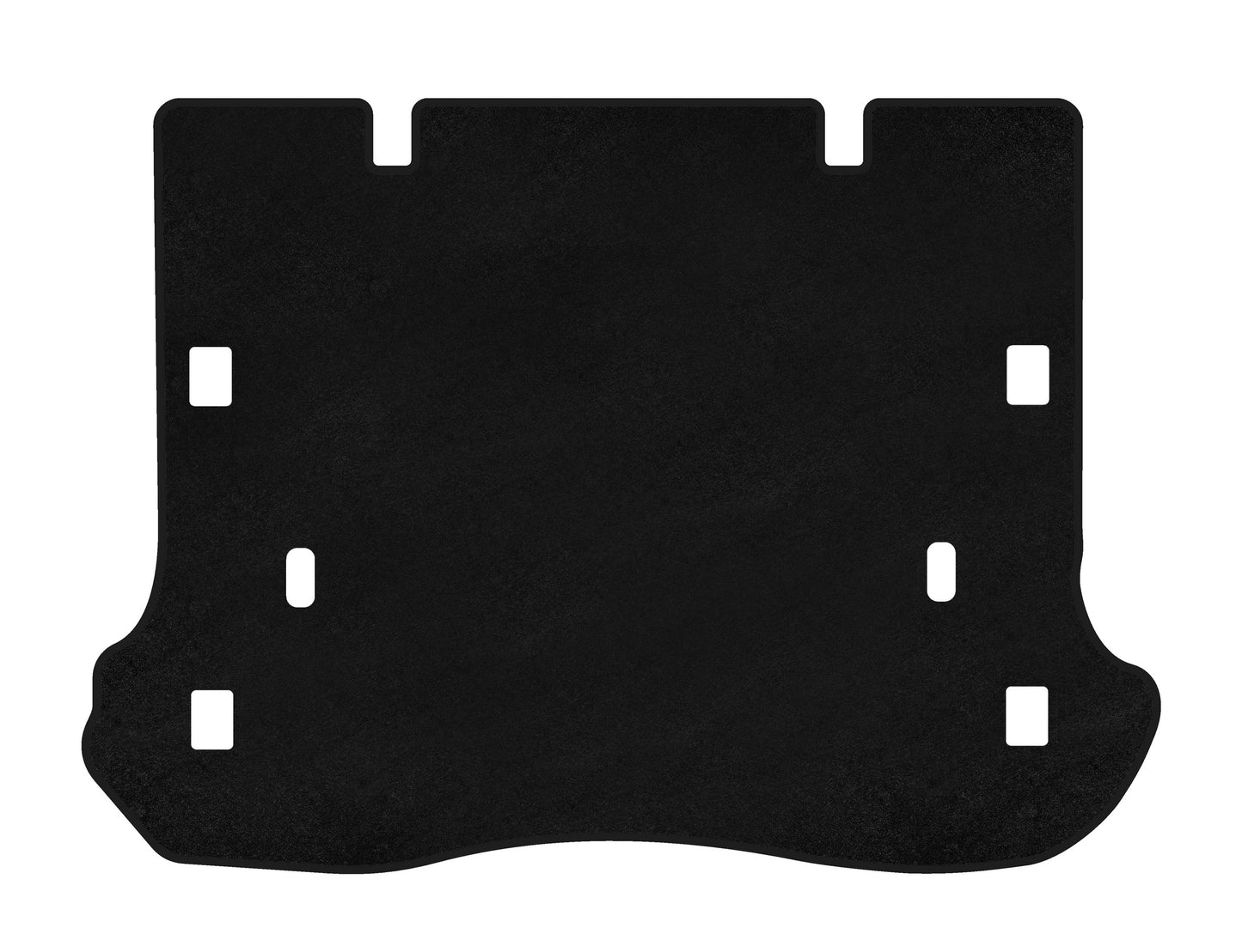 Trunk Mat Textile Premium V-2 (Black) for Jeep Grand Cherokee WK 2004-2010 - image 1