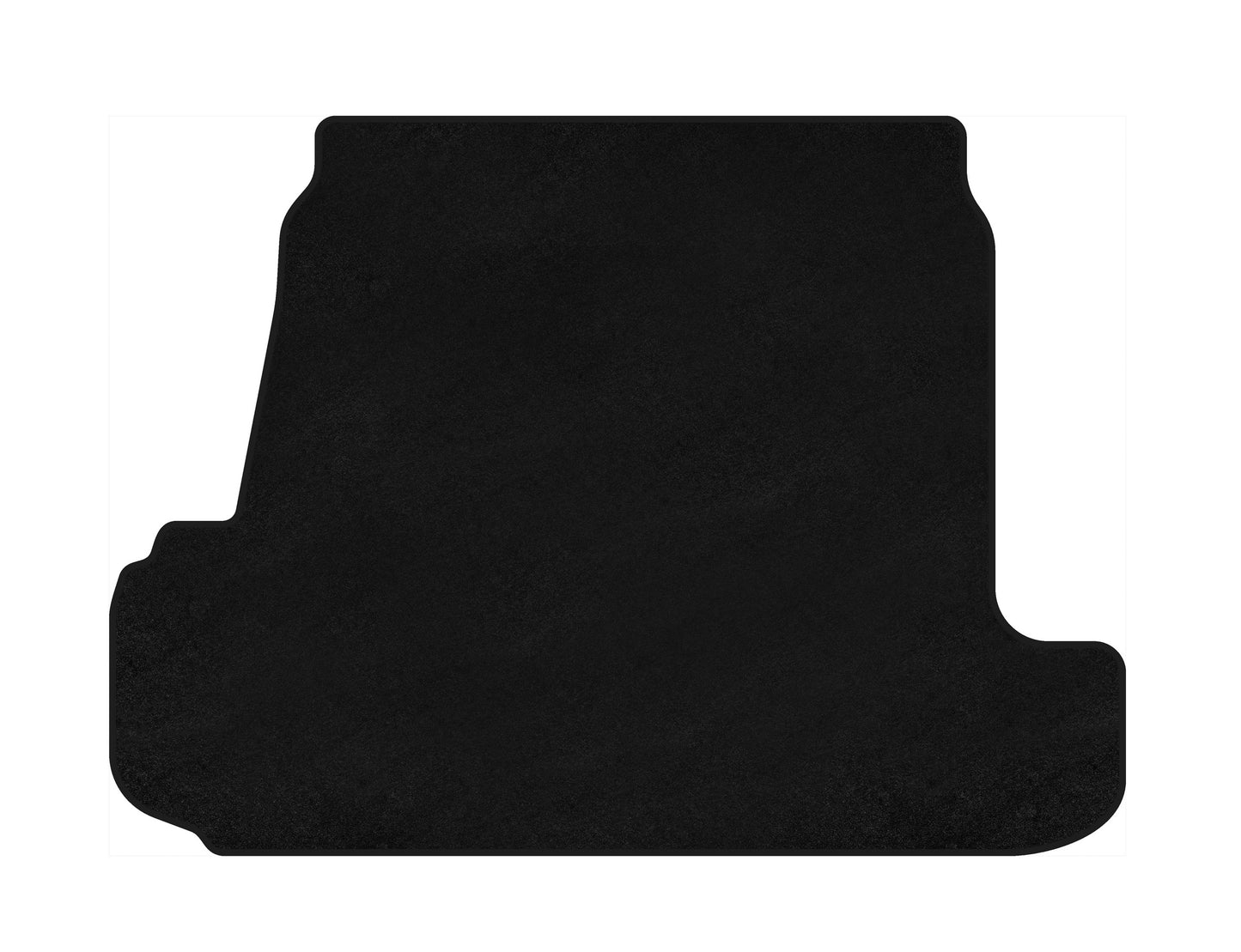 Trunk Mat Textile Classic (1991-1996, SD, Black) for Audi 80/90 1987-1996 - image 1