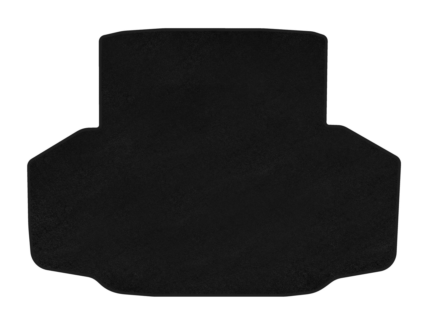 Premium textile trunk mat (SD, Black) for Honda Accord X 2017-2022 - image 1