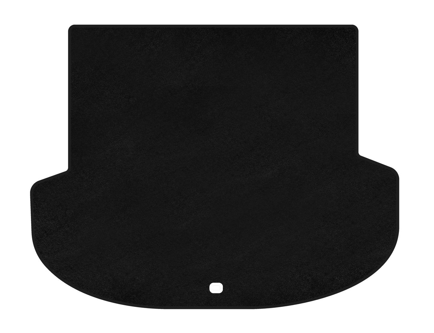 Trunk Mat Textile Classic (2018-2020, Black) for Hyundai Santa Fe 4 2018-2023 - image 1