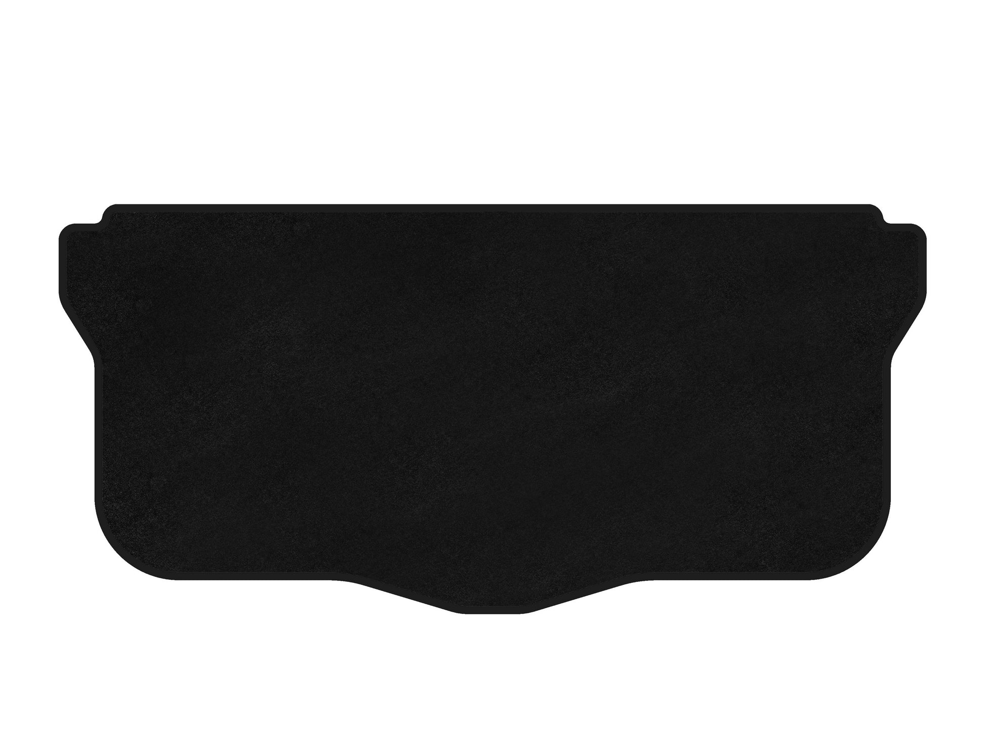 Trunk mat textile Premium (HB, Black) for Citroen C-1 2014-2021 - image 1